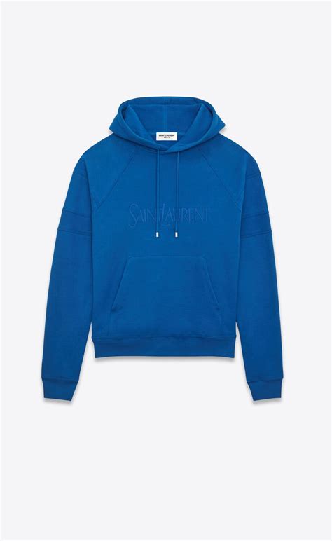 ysl hoodie men's|farfetch st laurent hoodie.